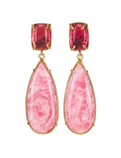 Shop Christie Nicolaides Franca Earrings Pink
