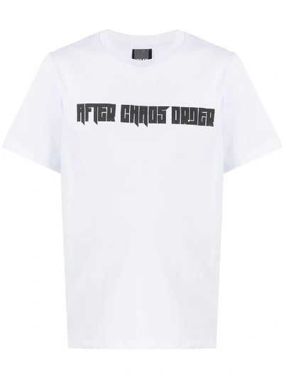 Shop Omc Graphic Slogan Print T-shirt In White