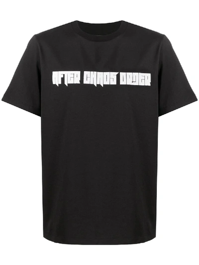 Shop Omc Graphic Slogan Print T-shirt In Black