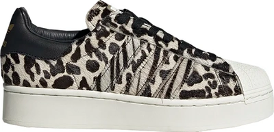 Pre-owned Adidas Originals Adidas Superstar Bold Leopard (women's) In Core Black/off White/gold Metallic
