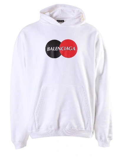 Shop Balenciaga Uniform Logo Hoodie