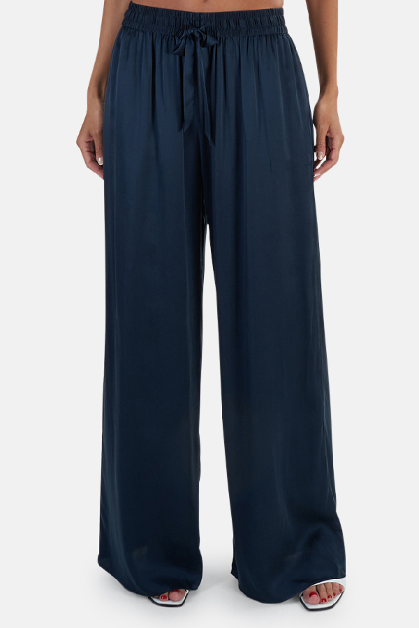 navy track pants womens