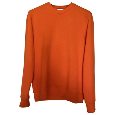 Pre-owned Sandro Spring Summer 2019 Sweatshirt In Orange