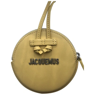 Pre-owned Jacquemus Leather Small Bag In Yellow