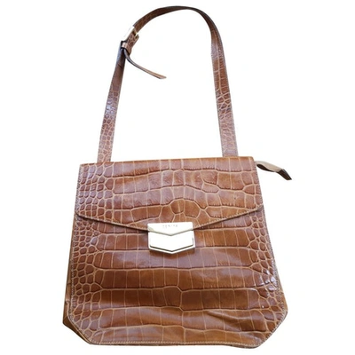Pre-owned Zenith Leather Handbag In Camel