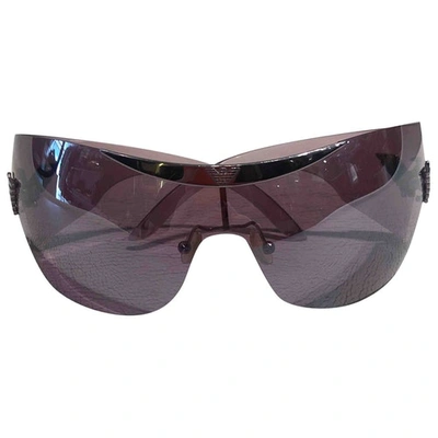 Pre-owned Emporio Armani Purple Metal Sunglasses