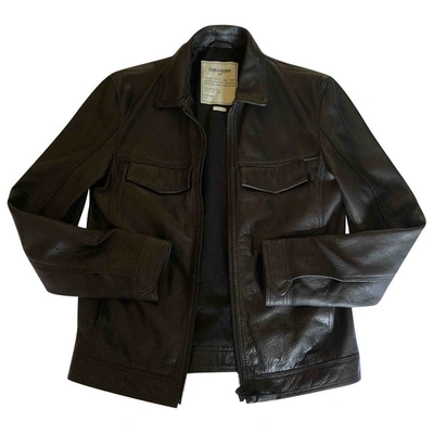 Pre-owned Zadig & Voltaire Black Leather Jacket