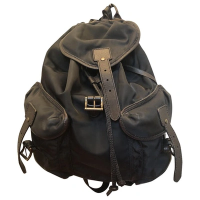 Pre-owned Trussardi Black Backpack