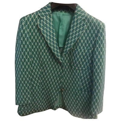 Pre-owned Tagliatore Green Cotton Jacket
