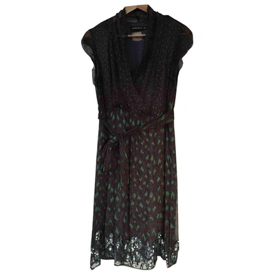 Pre-owned Antik Batik Silk Mid-length Dress In Multicolour