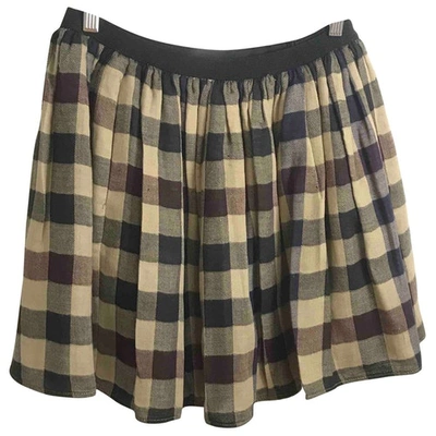 Pre-owned Sea New York Mid-length Skirt In Beige
