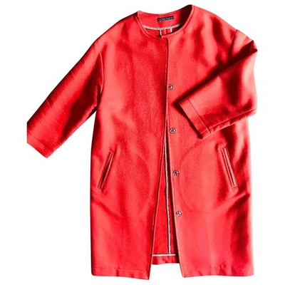 Pre-owned Laura Urbinati Red Cotton Coat