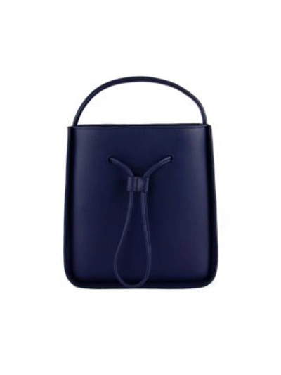 Shop 3.1 Phillip Lim / フィリップ リム Small Soleil Leather Bucket Bag In Navy