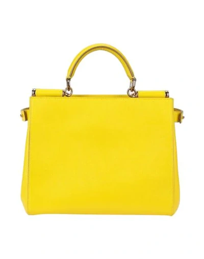 Shop Dolce & Gabbana Handbag In Yellow