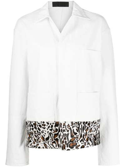 Shop Haider Ackermann Cotton Jacket In White