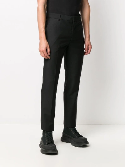 Shop Alexander Mcqueen Classic Trousers In Black