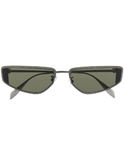 Shop Alexander Mcqueen Am0220sa Sunglasses In Green