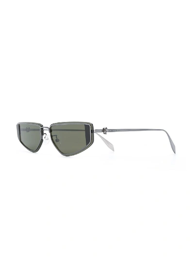 Shop Alexander Mcqueen Am0220sa Sunglasses In Green