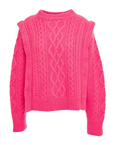Shop Isabel Marant Étoile Sweater In Fuchsia