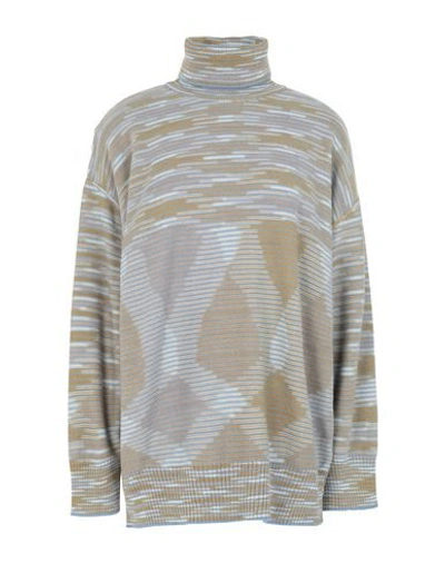 Shop M Missoni Turtlenecks In Sky Blue