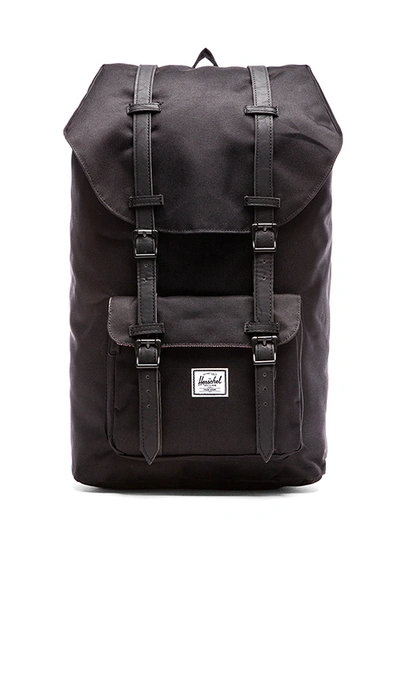 Shop Herschel Supply Co Little America Backpack In Black