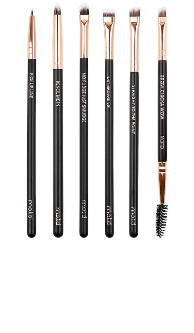 Shop M.o.t.d. Cosmetics The Fine Print Detail Eye Brush Set In N,a