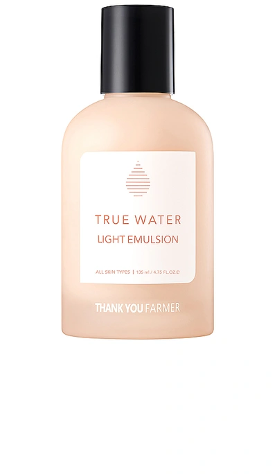 Shop Thank You Farmer True Water Light Emulsion In N,a