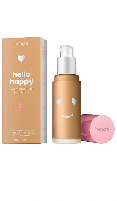 Shop Benefit Cosmetics Hello Happy Flawless Brightening Liquid Foundation In 05 Medium Neutral Warm