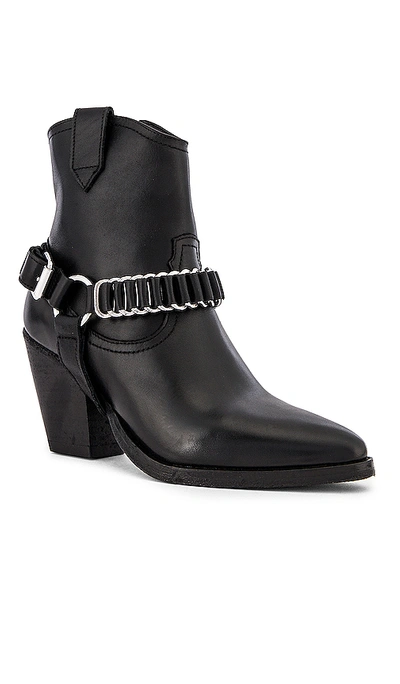 Shop Allsaints Rolene Strap Bootie In Black