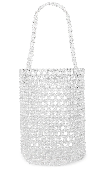 Shop Lovers & Friends Lena Beaded Bag In Clear