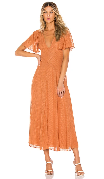 Shop House Of Harlow 1960 X Revolve Sevilla Maxi Dress In Peach