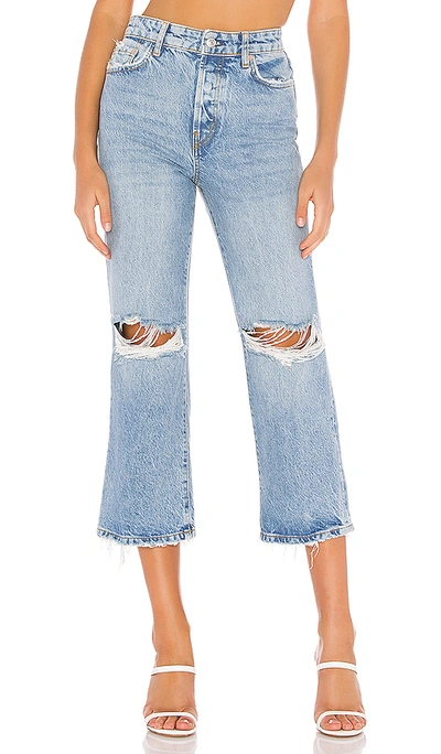 Shop Free People Ranger Wide Leg Jean. - In Sky