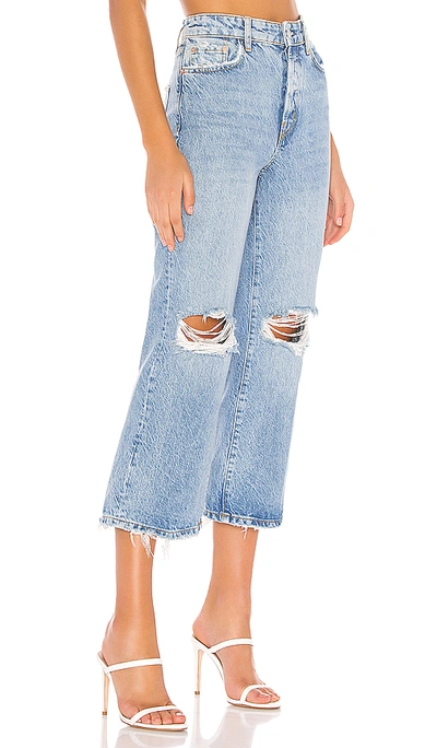 Shop Free People Ranger Wide Leg Jean. - In Sky