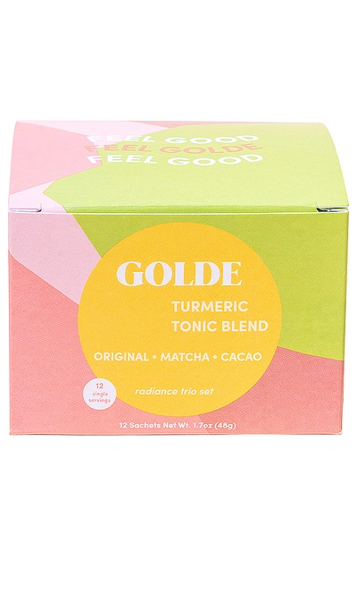 Shop Golde Radiance Tonic Blends Sachet Trio Set In N,a