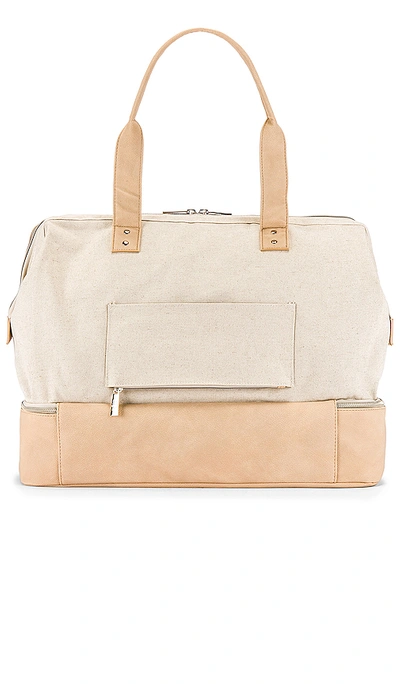 Beis Travel Travel Tote In Beige