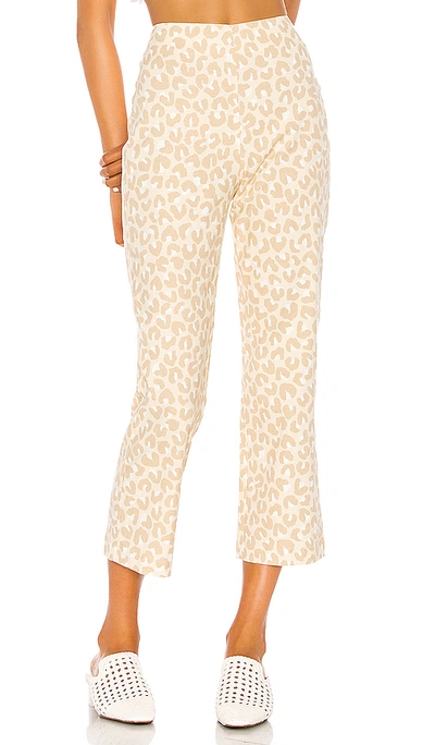 Shop Lpa Cropped Pant In Natalia Leopard