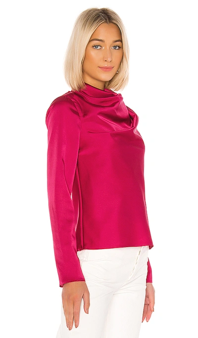 Shop C/meo Collective Late Thoughts Blouse In Fuchsia