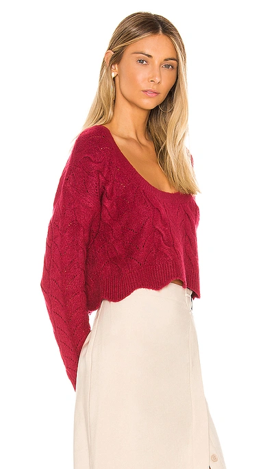 Shop Lovers & Friends Andy Sweater In Dusty Rose