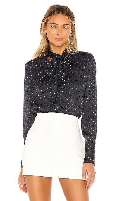 Shop Equipment Luis Blouse In Eclipse & Bright White