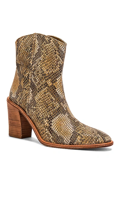 Shop Free People Barclay Ankle Boot In Brown Combo