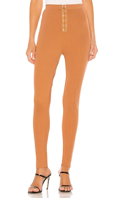 Shop Nbd Cheyenne High Waist Pant In Chestnut