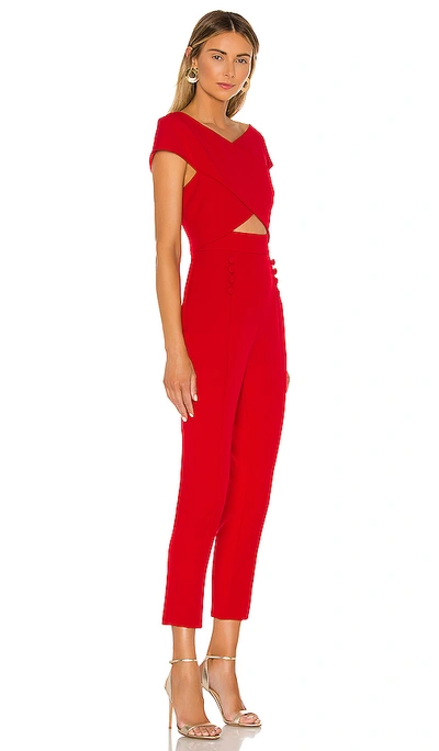 Shop Elliatt Sorrento Jumpsuit In Red