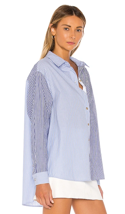 L'academie The Blaise Top In Blue & White