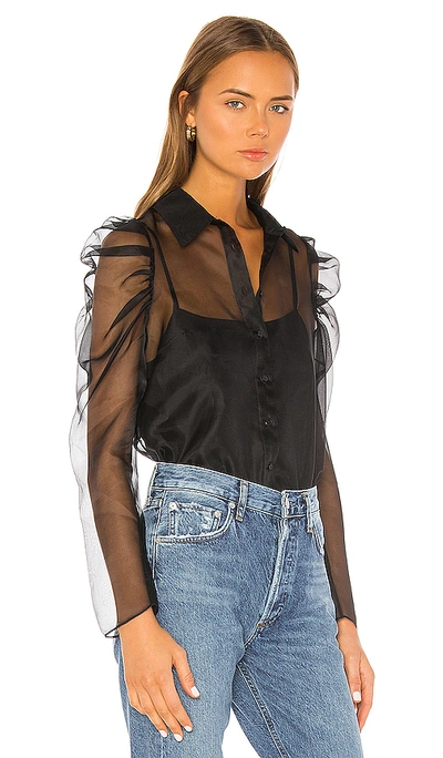 AMANDA UPRICHARD JASLENE 衬衫 – 黑色