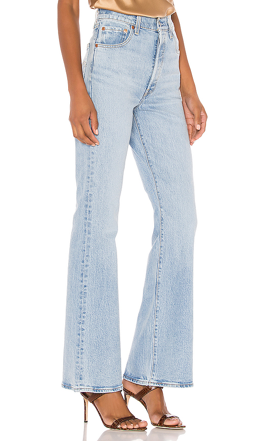 levi's ribcage flare jeans