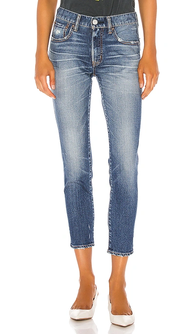 Shop Moussy Vintage Sundance Skinny In Dark Blue