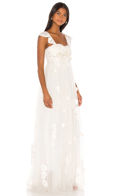 Shop Loveshackfancy Irene Gown In White