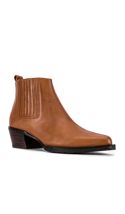 Shop Alias Mae Maja Bootie In Tan Burnished