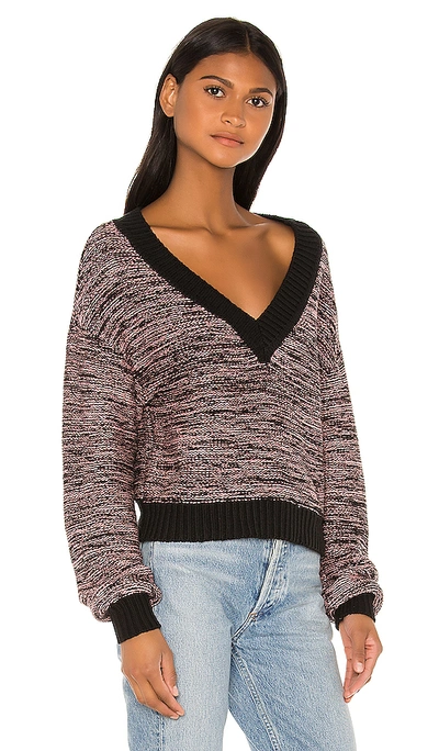 Shop Lovers & Friends Freya Sweater In Pink & Black