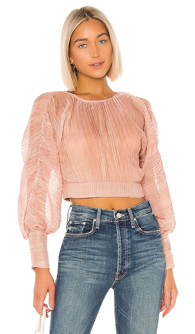 Shop House Of Harlow 1960 X Revolve Nalin Blouse In Rose
